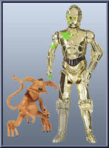 C-3PO & Salacious Crumb (Jabba's Servants) Action Figure