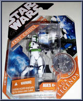 Clone Trooper Officer (Green)  from Star Wars - 30th Anniversary Collection - Saga Legends manufactured by Hasbro [Front]