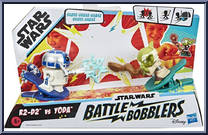 R2-D2 vs Yoda from Star Wars - Battle Bobblers - Basic Series manufactured by Hasbro [Front]