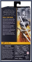 Asajj Ventress from Star Wars - Black Series (2020) - Clone Wars manufactured by Hasbro [Back]