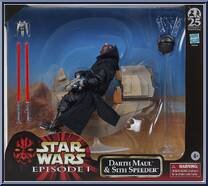 Darth Maul & Sith Speeder from Star Wars - Black Series (2020) - Phantom Menace manufactured by Hasbro [Front]