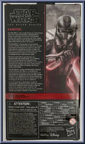 Hunter from Star Wars - Black Series (2020) - Bad Batch manufactured by Hasbro [Back]