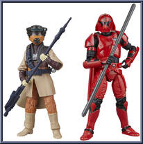 Luke Skywalker (Imperial Guard) / Princess Leia Organa (Boushh) from Star Wars - Black Series (2020) - Shadows of the Empire manufactured by Hasbro [Loose]