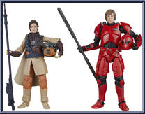 Luke Skywalker (Imperial Guard) / Princess Leia Organa (Boushh) from Star Wars - Black Series (2020) - Shadows of the Empire manufactured by Hasbro [Loose]