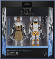 Obi-Wan Kenobi / Clone Trooper (212th) from Star Wars - Black Series (2020) - Clone Wars manufactured by Hasbro [Front]