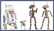R5-D4, BD-72 & Pit Droids from Star Wars - Black Series (2020) - Mandalorian manufactured by Hasbro [Loose]