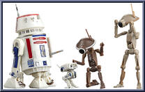 R5-D4, BD-72 & Pit Droids from Star Wars - Black Series (2020) - Mandalorian manufactured by Hasbro [Loose]