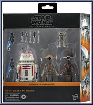 R5-D4, BD-72 & Pit Droids from Star Wars - Black Series (2020) - Mandalorian manufactured by Hasbro [Front]