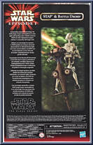 STAP & Battle Droid from Star Wars - Black Series (2020) - Phantom Menace manufactured by Hasbro [Back]
