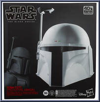 Boba Fett Helmet (Prototype Armor) from Star Wars - Black Series - 40th Anniversary - Role Play manufactured by Hasbro [Front]