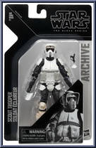 Scout Trooper from Star Wars - Black Series - Archive - Basic Series manufactured by Hasbro [Front]