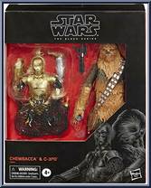 Chewbacca & C-3PO from Star Wars - Black Series - Red - 6" Scale - Exclusives manufactured by Hasbro [Front]