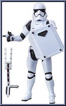 First Order Stormtrooper from Star Wars - Black Series - Red - 6" Scale manufactured by Hasbro [Loose]