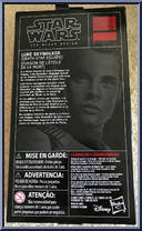 Luke Skywalker (Death Star Escape) from Star Wars - Black Series - Red - 6" Scale - Exclusives manufactured by Hasbro [Back]