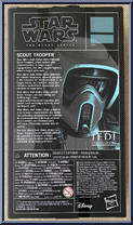 Scout Trooper (Fallen Order) from Star Wars - Black Series - Red - Gaming Greats manufactured by Hasbro [Back]