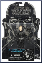 Imperial Navy Commander from Star Wars - Black Series - Tie Pilot - 3.75" Scale manufactured by Hasbro [Front]