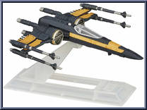 Poe's X-Wing Fighter from Star Wars - Black Series - Titanium - Vehicles manufactured by Hasbro [Loose]