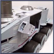 Clone Turbo Tank (with Tank Gunner) from Star Wars - Clone Wars (2008) - Vehicles manufactured by Hasbro [Loose]