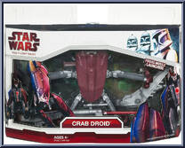 Crab Droid from Star Wars - Clone Wars (2008) - Vehicles manufactured by Hasbro [Front]