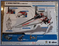 V-Wing Figher & V-Wing Pilot from Star Wars - Clone Wars (2008) - Vehicles manufactured by Hasbro [Back]