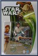 Obi-Wan Kenobi from Star Wars - Clone Wars (2012) - Yoda Package manufactured by Hasbro [Front]