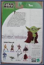 Yoda from Star Wars - Clone Wars (Animated) - Animated Series manufactured by Hasbro [Back]