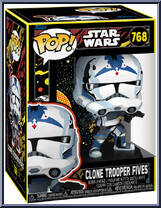 Clone Trooper Fives (Retro) from Star Wars - Clone Wars - Pop! Vinyl Figures manufactured by Funko [Front]