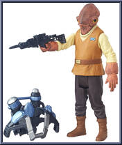 Admiral Ackbar from Star Wars - Force Awakens - Basic Series manufactured by Hasbro [Loose]