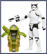 First Order Stormtrooper from Star Wars - Force Awakens - Armor Up manufactured by Hasbro [Loose]