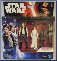 Han Solo / Princess Leia from Star Wars - Force Awakens - Multi-Packs manufactured by Hasbro [Front]