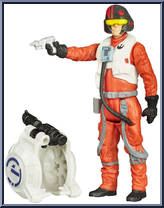 Poe Dameron from Star Wars - Force Awakens - Basic Series manufactured by Hasbro [Loose]