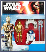 R2-D2 / C-3PO (Snow Mission) from Star Wars - Force Awakens - Multi-Packs manufactured by Hasbro [Front]
