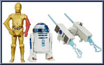 R2-D2 / C-3PO (Snow Mission) from Star Wars - Force Awakens - Multi-Packs manufactured by Hasbro [Loose]