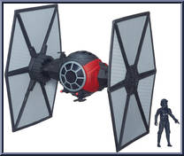 Tie Fighter (with First Order Tie Fighter Pilot) from Star Wars - Force Awakens - Vehicles manufactured by Hasbro [Loose]