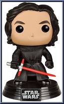 Kylo Ren (Unmasked) from Star Wars - Force Awakens - Pop! Vinyl Figures manufactured by Funko [Loose]