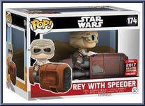 Rey with Speeder from Star Wars - Force Awakens - Pop! Vinyl Figures manufactured by Funko [Front]