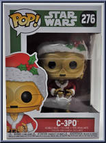 C-3PO (Santa Costume) from Star Wars - Pop! Vinyl Figures manufactured by Funko [Front]