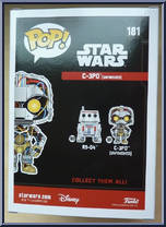 C-3PO (Unfinished) from Star Wars - Pop! Vinyl Figures manufactured by Funko [Back]