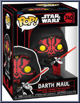 Darth Maul (Robe / Dual-Bladed Lightsaber) from Star Wars - Pop! Vinyl Figures manufactured by Funko [Front]