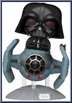 Darth Vader (with Tie Advanced x1 Starfighter) (Deluxe) from Star Wars - Pop! Vinyl Figures manufactured by Funko [Loose]