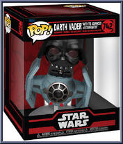 Darth Vader (with Tie Advanced x1 Starfighter) (Deluxe) from Star Wars - Pop! Vinyl Figures manufactured by Funko [Front]