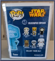 Holographic Emperor (Glows In The Dark) from Star Wars - Pop! Vinyl Figures manufactured by Funko [Back]