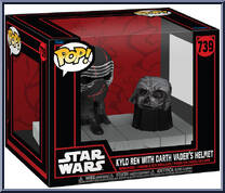 Kylo Ren with Darth Vader's Helmet (Deluxe) from Star Wars - Pop! Vinyl Figures manufactured by Funko [Front]