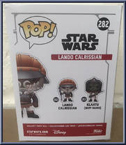 Lando Calrissian from Star Wars - Pop! Vinyl Figures manufactured by Funko [Back]