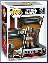 Princess Leia (Boushh) from Star Wars - Return of the Jedi 40th Pop! manufactured by Funko [Front]
