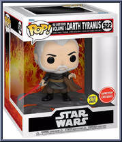 Red Saber Series Volume 1: Darth Tyranus (Glows in the Dark) from Star Wars - Pop! Vinyl Figures manufactured by Funko [Front]