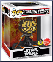 Red Saber Series Volume 1: Savage Opress (Glows in the Dark) from Star Wars - Pop! Vinyl Figures manufactured by Funko [Front]