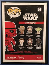 Stormtrooper (in Red Armor) from Star Wars - Pop! Vinyl Figures manufactured by Funko [Back]