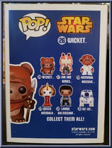 Wicket (Flocked) from Star Wars - Pop! Vinyl Figures manufactured by Funko [Back]