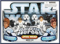 Luke Skywalker (Stormtrooper Disguise) / Han Solo (Stormtrooper Disguise) from Star Wars - Galactic Heroes - Wave 10 manufactured by Hasbro [Front]